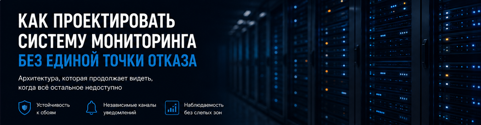 Как проектировать систему мониторинга без единой точки отказа